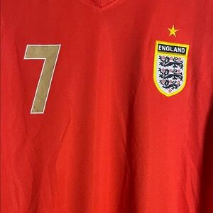 Beckham #7 soccer jersey English football shirt